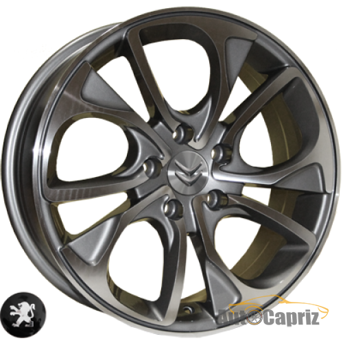Диски Replica Peugeot Z1010 DGMF R16 W6.5 PCD4x108 ET25 DIA65.1